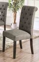 Furniture of America® Elfredo 5-Piece Antique Black/Gray/White Round Dining Table Set-2