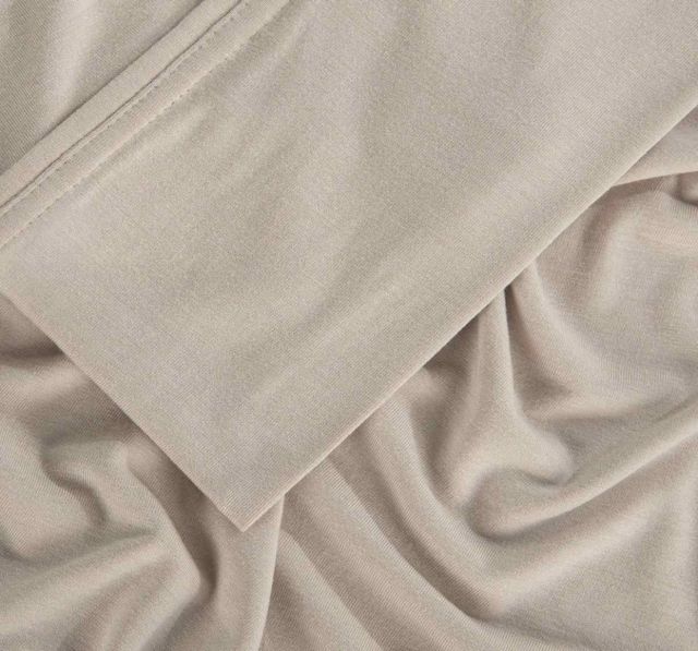BEDGEAR® Flannel Performance® 4-Piece Medium Beige King/California King Sheet Set-2