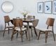 New Classic® Home Furnishings Oscar Walnut Drop Leaf Dining Table-1
