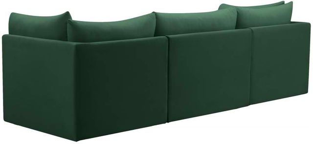 Meridian Furniture Jacob Green 103" Modular Velvet Sofa-3