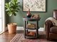 Sunny Designs™ Marina Black Sand Round Side Table-1
