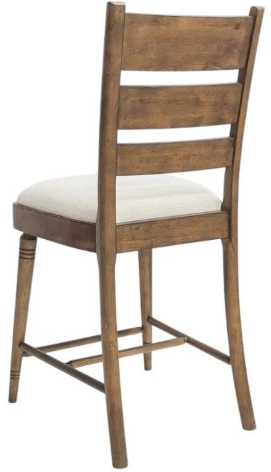 Legacy Classic Lake House Pinecone Ladder Back Counter Stool-2