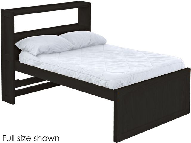 Crate Designs™ Furniture Espresso Full Youth Captain's Bookcase Bed-0