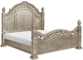 Mazin Furniture Catalonia Gold Eastern King Bed-1