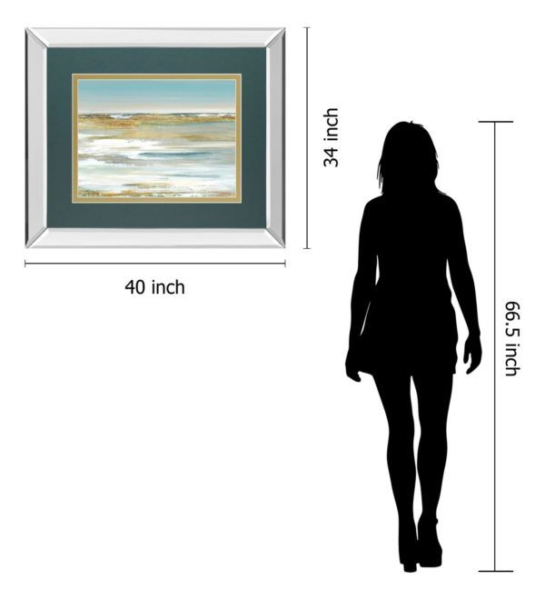 Classy Art Blue Horizon by Valeria Mravyan Wall Art-3