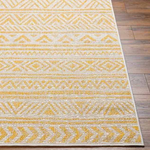 Surya Eagean Yellow 4'x6' Area Rug-4