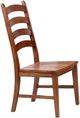 A-America® Toluca Rustic Amber Ladderback Dining Side Chair-0