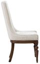 Liberty Furniture Arden Road Cream/Satin Cherry Upholstered Dining Side Chair-3