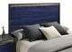Furniture of America® Morcote Ash Gray/Indigo Blue Eastern King Panel Bed-1