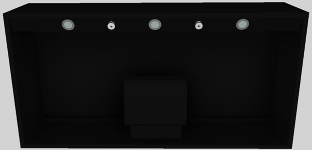 Vent-A-Hood® 48" Black Wall Mounted Range Hood-2