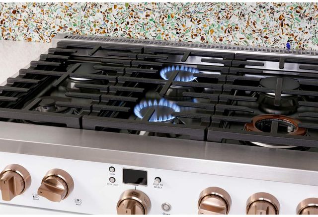 Café™ 36" Stainless Steel Pro Style Dual Fuel Range-7
