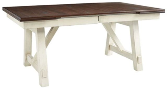 American Wholesale Furniture Laurel Manor II 6-Piece Cherry/White Dining Set-0