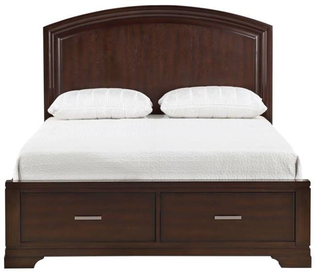Homelegance® Hudson Cherry California King Platform Storage Bed-2