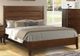Bernards Dorval 4-Piece Cherry Queen Slotted Panel Bed Set-1