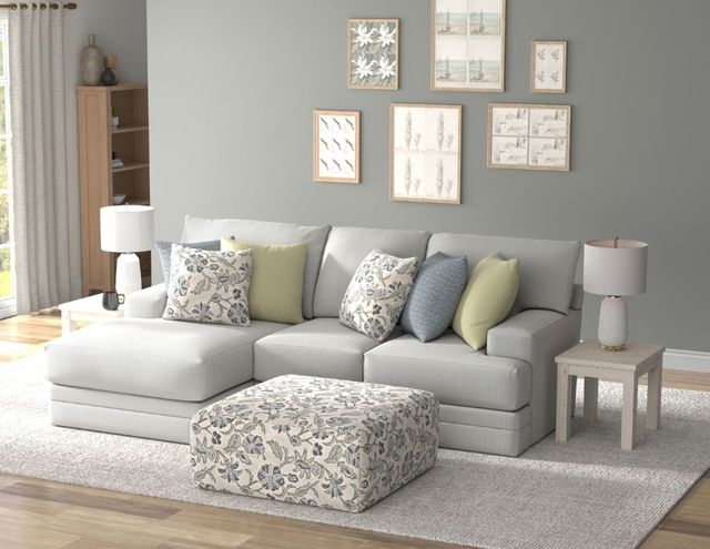 Jackson Furniture Stockbridge 3-Piece Slate Left-Arm Facing Sectional with Ottoman-1