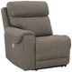 Signature Design by Ashley® Starbot 3-Piece Fossil Power Reclining Sectional Loveseat with Console-1