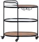 Crestview Collection Jaxon Black Bar Cart-2