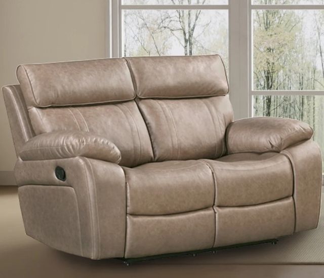 Parker House® Theon Stokes Toffee Manual Reclining Loveseat-1