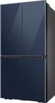 Samsung Bespoke 23.0 Cu. Ft. Navy Glass Smart Counter Depth 4-Door Flex™ French Door Refrigerator with WiFi and Customizable Panel Colors -4