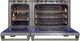 Wolf® 48" Stainless Steel Pro Style Dual Fuel Range with Black Door-2