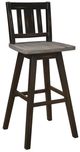 Homelegance® Amsonia Black/Distressed Gray Pub Height Chair-0