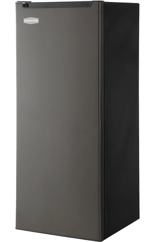 Marathon 22" 6.5 Cu. Ft. Black Steel Upright Freezer-2