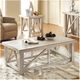 Riverside Furniture Aberdeen Weathered Worn White Coffee Table-1
