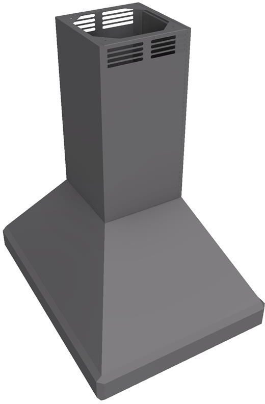 Vent-A-Hood® 36" Gunsmoke ARS Duct-Free Euro-Style Island Range Hood-1