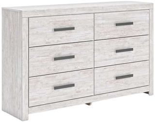 Signature Design by Ashley® Cayboni Whitewash 6-Drawer Dresser