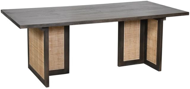 Harp & Finial® Spencer Gray/Natural Dining Table-0