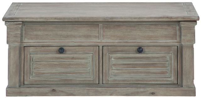 Signature Design by Ashley® Moreshire Bisque Lift-Top Coffee Table-1