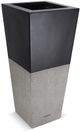 Le Present Lux Betona Black And Gray 28" Tapered Planter-0