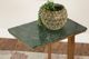 Coaster® Vicente Green Accent Table with Antique Gold Base-1