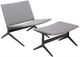 Zuo® Modern Cardiff Gray Lounge Chair and Ottoman Set-0