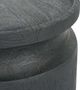 A & B Home Black Wooden Cylinder Side Table-2