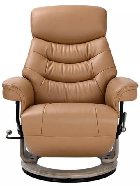 BenchMaster Limited Edition Cinnamon Manual Flip-Up Footrest  Recliner-1