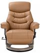 BenchMaster Limited Edition Cinnamon Manual Flip-Up Footrest Recliner-1