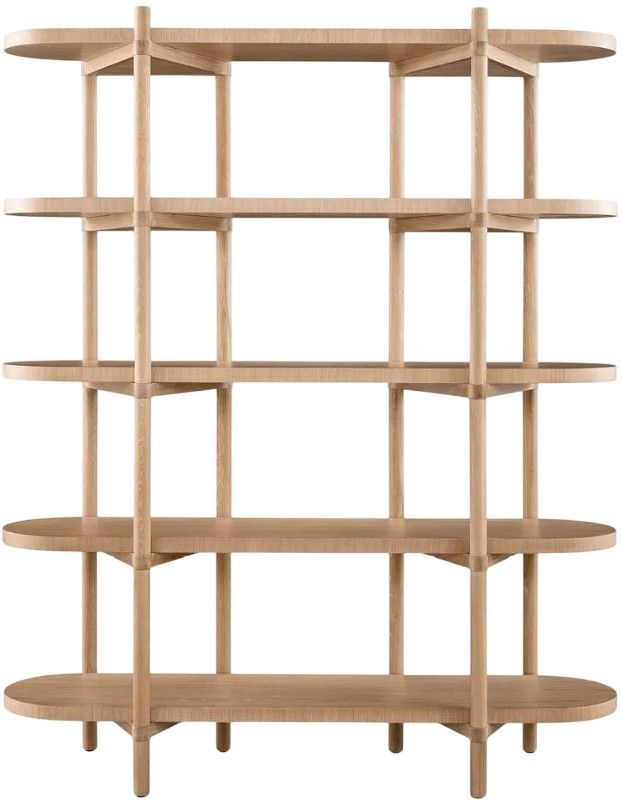 Universal Explore Home™ Modern Nomad White Oak Etagere -3