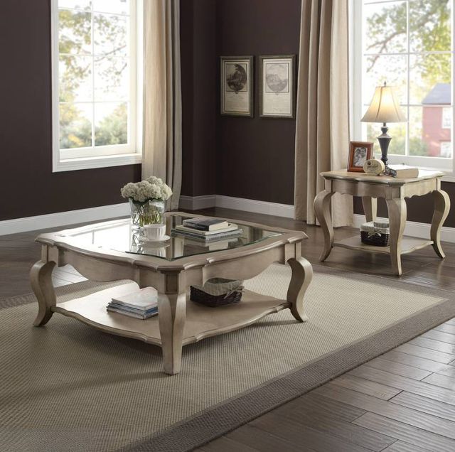 ACME Furniture Chelmsford Antique Taupe End Table-1