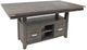 Jofran Inc. Altamonte 7-Piece Brushed Gray/Dark Charcoal Rectangle Dining Table-1