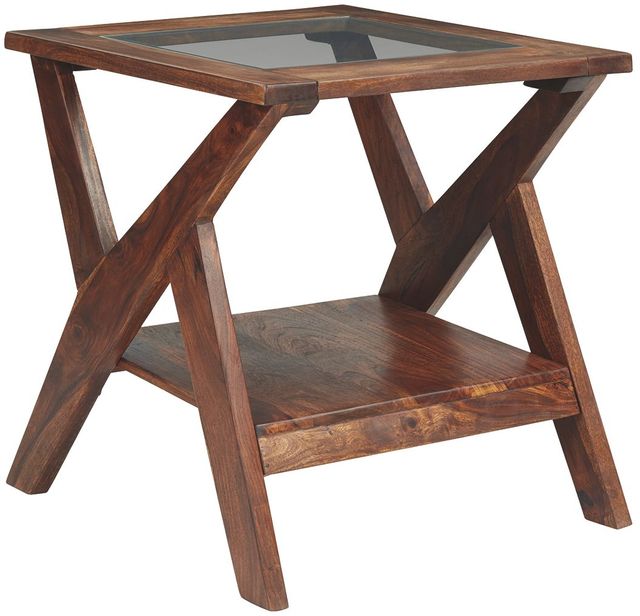 Signature Design by Ashley® Haffenburg 2-Piece Warm Brown Living Room Table Set-2