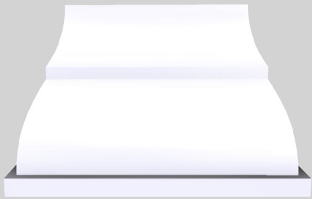 Vent-A-Hood® Designer Series 48" White Island Range Hood-0