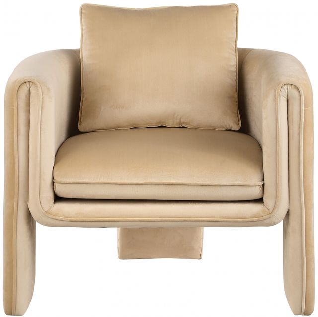 Meridian Furniture Sloan Camel Velvet Accent Chair-1