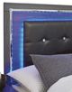 Signature Design by Ashley® Lodanna Gray California King/King Upholstered Panel Headboard-2