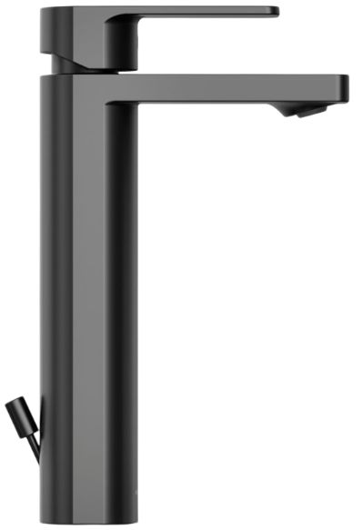 KOHLER® Parallel® Matte Black 1.2 GPM Tall Single-Handle Bathroom Sink Faucet-3