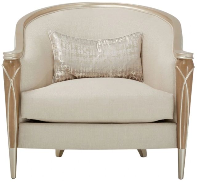 Michael Amini® Villa Cherie Caramel/Chardonnay Matching Chair-2