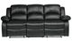 Homelegance® Cranley Black Double Manual Reclining Sofa-2