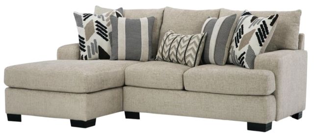 Albany Industries 2-Piece Clash Buff Left-Arm Facing Chaise Sectional-0