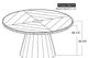 International Furniture Direct Balam Stained Dark Dining Table-3