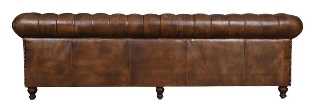 Home Trends & Design Essex Chesterfield Antique Whiskey Sofa-2